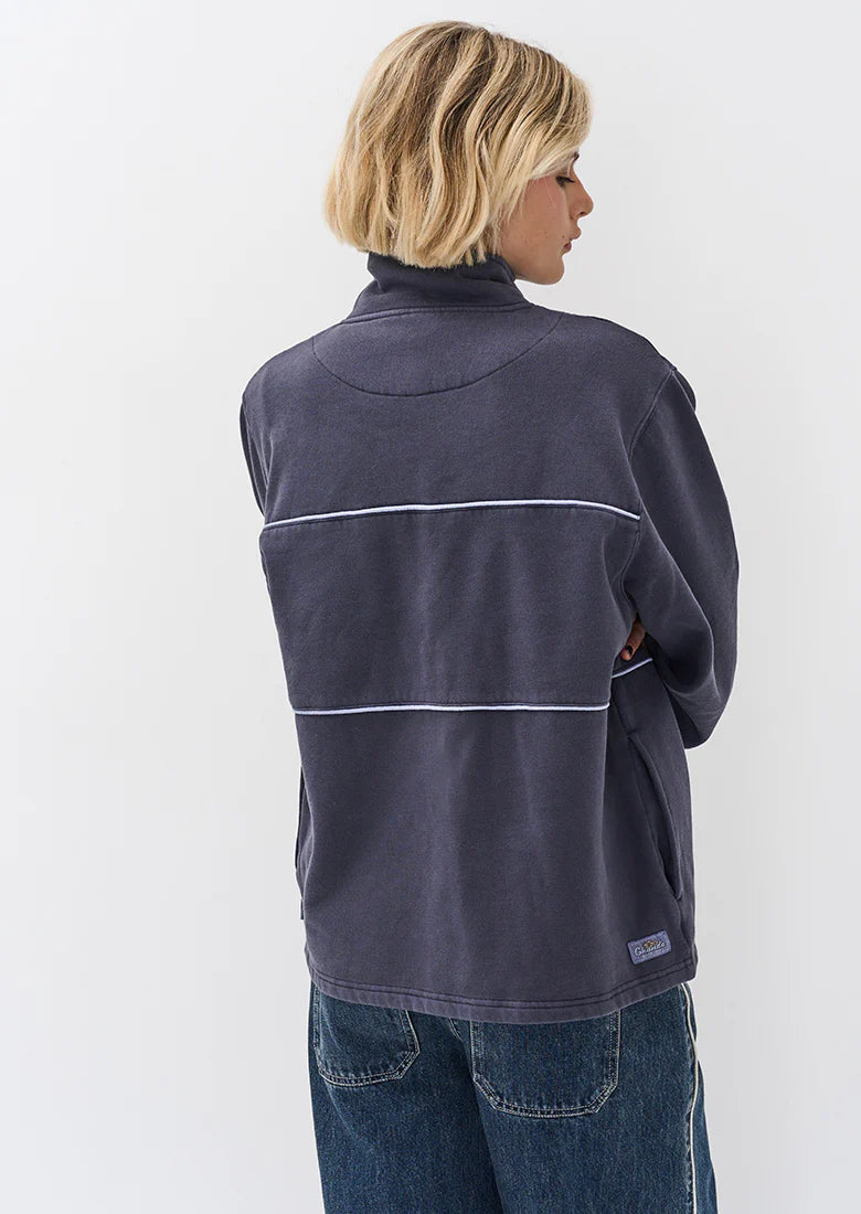 Quart de zip marine Ghanda - Femmes